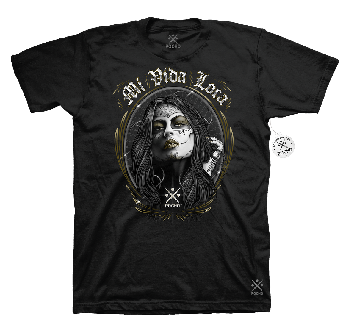 Mi Vida Loca Front Tee Pocho Wear