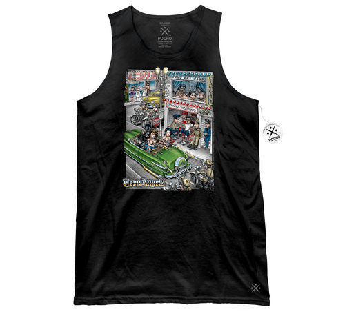 Downtown Action Mc Pancho x Teen Angels Collaboration Tank Top