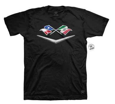 TexMex Dual Flag Badge Tee