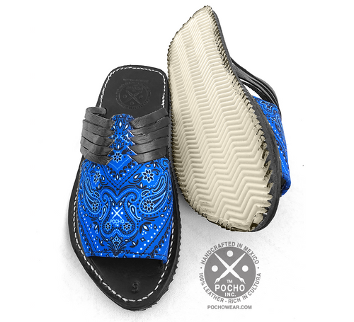 Red top bandana huaraches