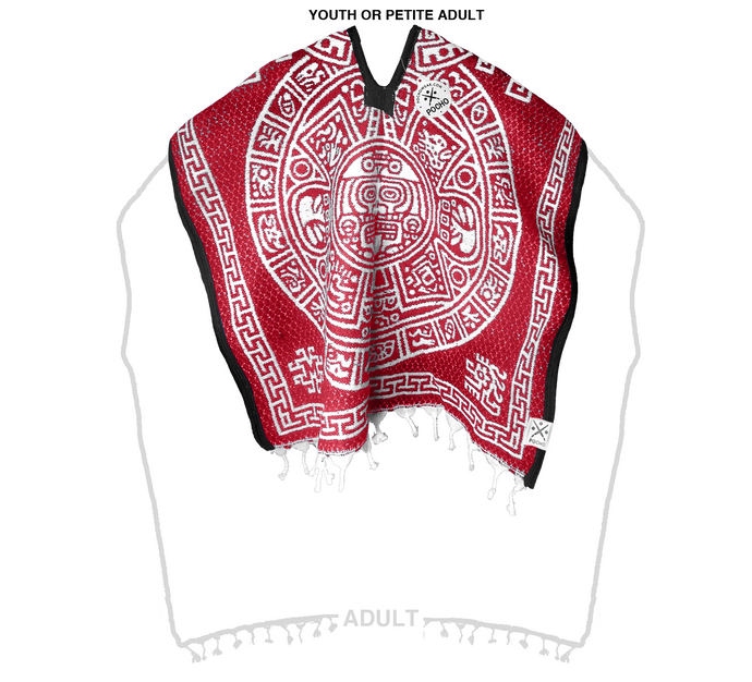 Calendar Heavy Gaban Youth or Petite Adult - Sarape - Poncho