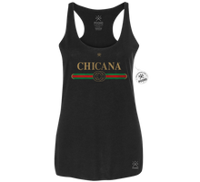 Chicana DITTO - Womens Racerback POCHO Blend Tank