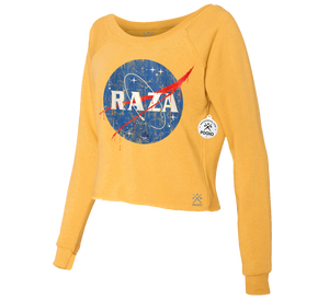 RAZA Space Cropped Crew Sweatshirt