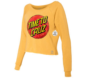 Time To Cruz Cropped Crew Sweatshirt