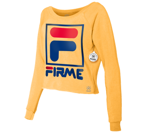 Firme Cropped Crew Sweatshirt