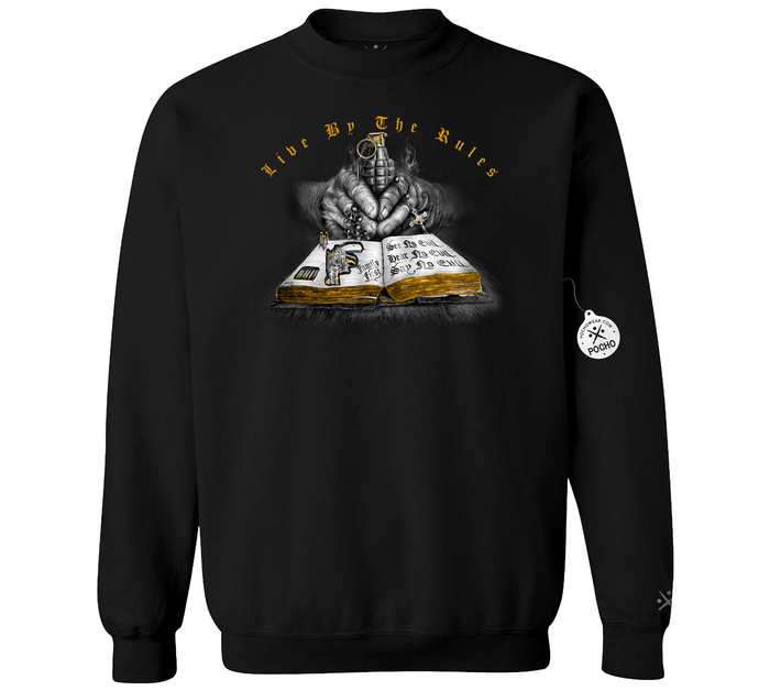 Live by the rules Crew Sweatshirt