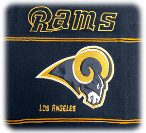 Los Rams- Rams Colors Gaban - Blanket - Poncho - Sarape -Pancho