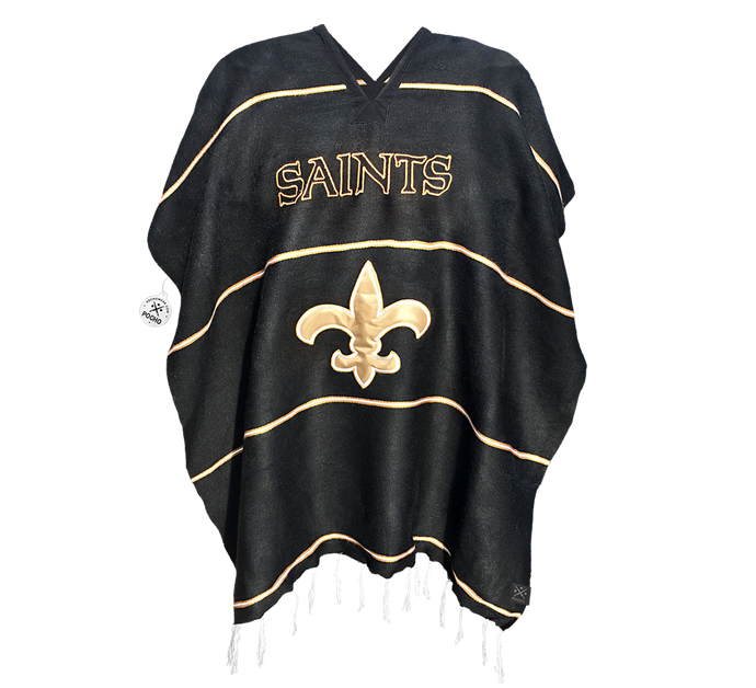 New Orleans Saints Gaban - Blanket - Poncho - Sarape - Pancho